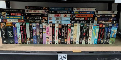Lot of 61 Mixed VHS Movies (1 of 11)