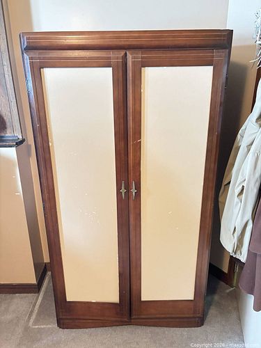 Southern Furniture Veneer Armoire with Double Doors (1 of 11)