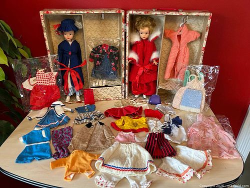 1960s Reliable Canada Dolls with Travel Case & Clothing (1 of 20)