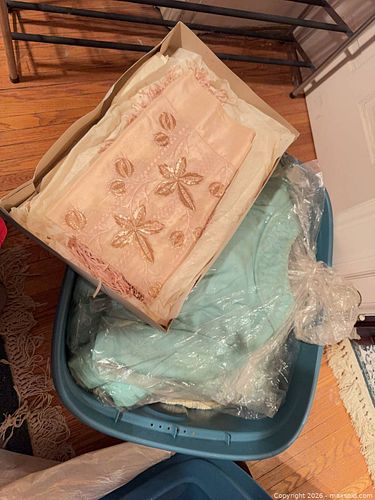 Vintage Clothing, Embroidered Linens, Framed Art and More C (1 of 13)