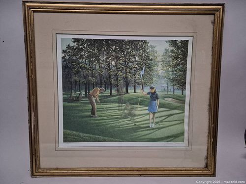 Print of Golfers (1 of 4)