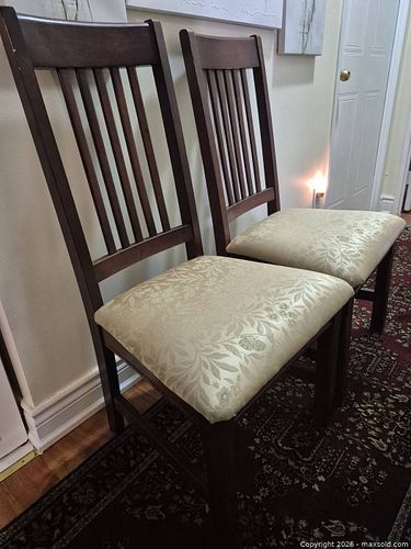 Two Wood Chairs  (1 of 1)