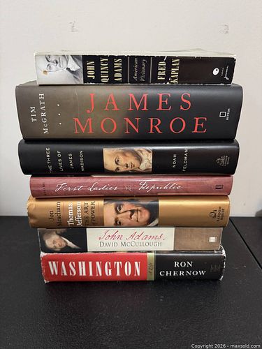 Lot of 7 Hardcover History Books - U.S. Presidents & American History (1 of 2)