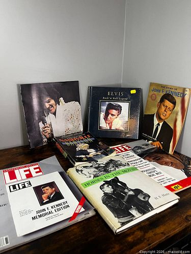 Lot of Music and JFK Books (1 of 6)