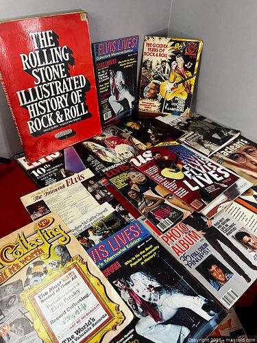 Rock and Roll Books and Magazine Lot (1 of 7)