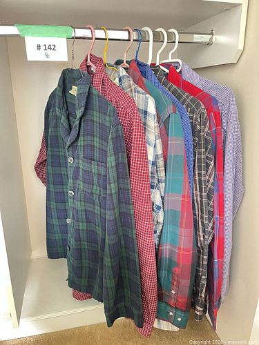 (8x) Mens Plaid: LL Bean, Tommy Hilfiger, Nautica (1 of 20)