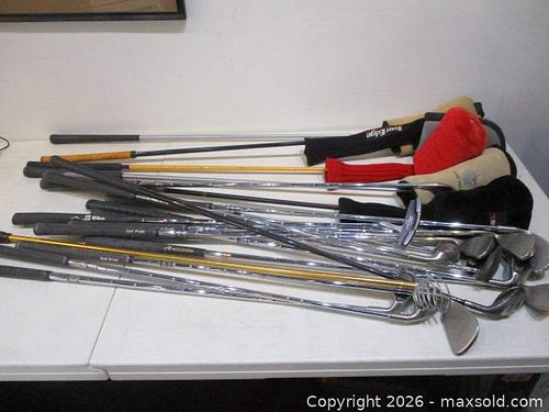 Golf Set. Various Makers Of Golf Clubs. (1 of 19)