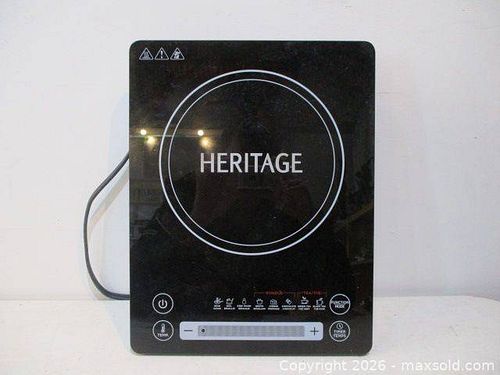 HERITAGE 1800W Portable Induction Cooktop. Model 023750. (1 of 5)