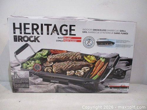 HERITAGE Indoor Smokeless Barbecue Grill. New. (1 of 8)