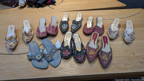 Collection of beaded shoes  (1 of 4)