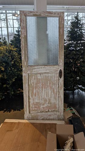 Vintage Door with Frosted Window  (1 of 5)