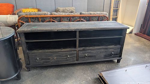 Wooden Media Console (1 of 4)