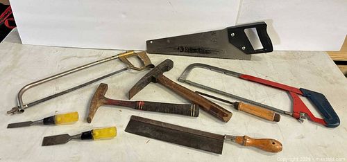 Assorted 9-Piece Hand Tool Set for Woodworking (1 of 12)