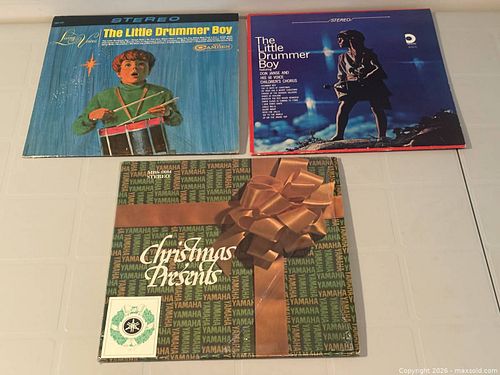 Little Drummer Boy Christmas Record Albums Trio (1 of 3)