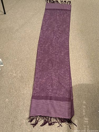 Mauve Acrylic Scarf (1 of 5)