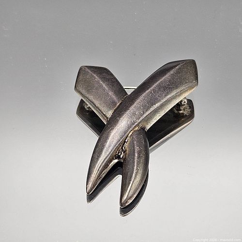 Sterling Silver Brooch / Pin, Hallmarked, Medium (2–3 in) (1 of 4)