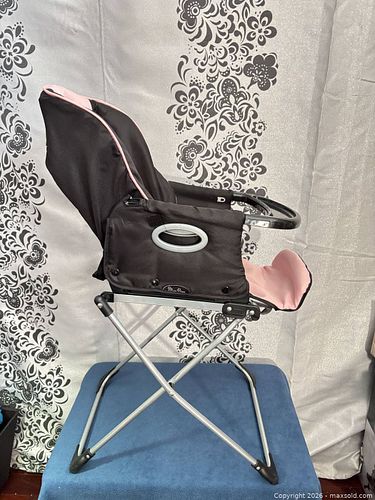 T14 Silver Cross Baby Stroller, Pink with Gray/Silver Frame (1 of 8)