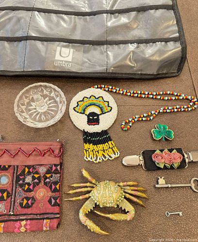 Beaded Necklace Jewelry Storage Ring Holder More  (1 of 13)