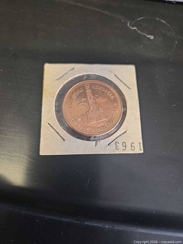 1963 Stoney Creek Commemorative Medal, Copper/Bronze Tone (1 of 3)