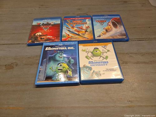 Disney Pixar Blu-ray + DVD Combo Pack, 5 Titles (1 of 4)