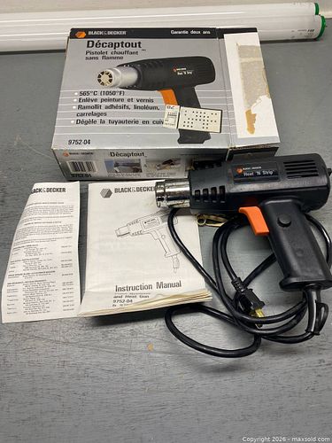 Black & Decker Heat 'N Strip 9752-04 Heat Gun 120V 1400W (1 of 5)