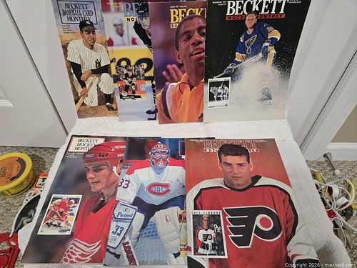 Beckett monthly sport card price guides (1 of 4)