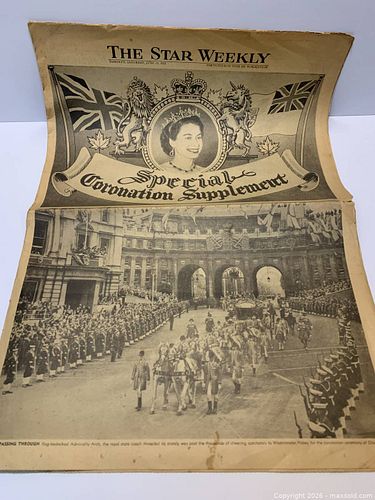 The Star Weekly — June 13, 1953 (Queen Elizabeth II coronation) (1 of 7)