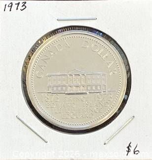 1873-1973 Cdn. Proof-Like 100 Anniversary P.E.I. One Dollar  (1 of 3)