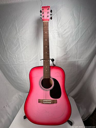 Electric & Acoustic Guitar Bundle – Profile Black Magic + Mahar Guitar w/ Stand  (1 of 6)