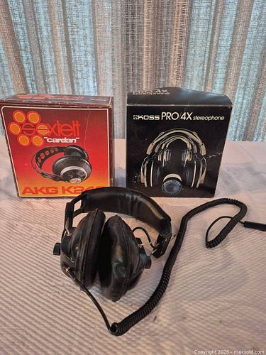 Vintage AKG K240 and Koss PRO/4X Over-Ear Wired Headphones (1 of 17)