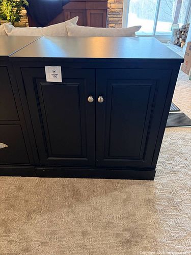 Black Cabinet with Shelves (1 of 10)