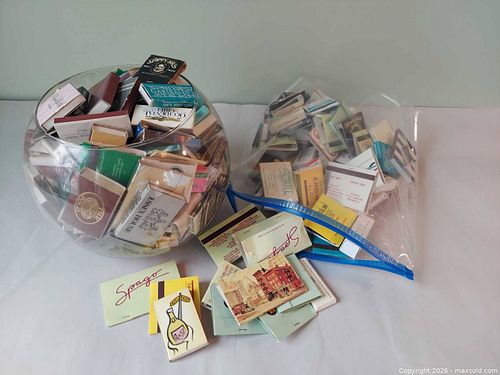 Vintage/Retro Matchbooks & Matchboxes, Various Brands, 200+ in lot (1 of 3)