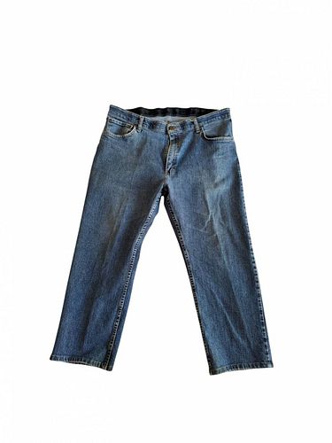 Mens Wrangler Relaxed Fit Medium Blue Size 38 X 29 (1 of 3)