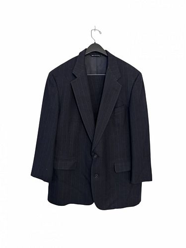 Vintage H. Stockton Atlanta Men’s Navy Pinstripe Suit Pant Set Size 40 (1 of 3)