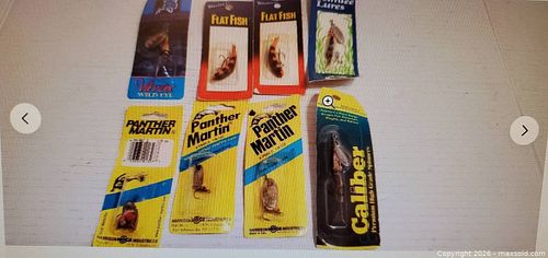 8 Classic Assorted Fishing Spinner Lures New in Packages (1 of 6)