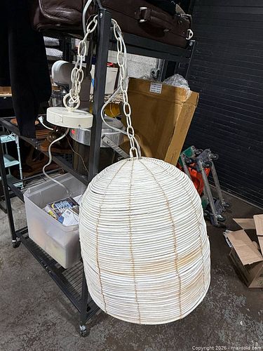Boho Chic Rattan Lamp (1 of 6)