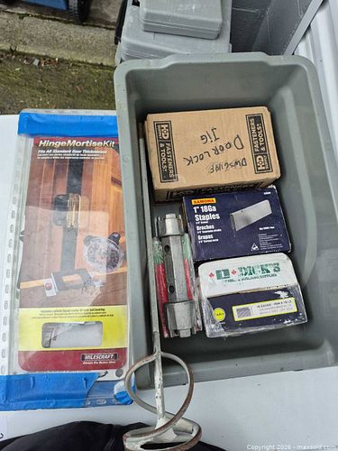 Lot: Hand Tools, Power Tool Accessories & Boxed Fasteners (1 of 4)