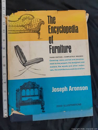 THE ENCYCLOPEDIA FO FURNITURE, HARD COVER LARGE BOOK (1 of 5)