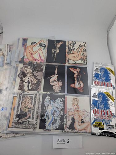 1992 Olivia Collector Cards by Comic Images -Complete Base Set 1-90 (Adult Pin Up Cards)  (1 of 8)