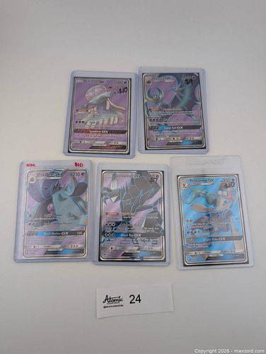 2017 Pokémon Full Art GX Card Collection (5 Cards) (1 of 7)
