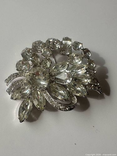 1950’s Eisenburg Rhinestone Brooch (1 of 7)