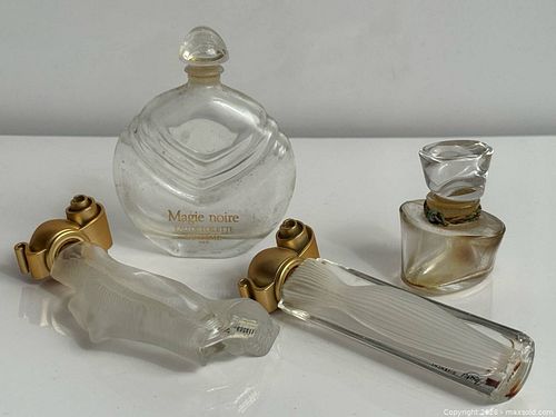 Vintage Commercial Perfume Bottles Givenchy + Lancôme x4 (1 of 13)