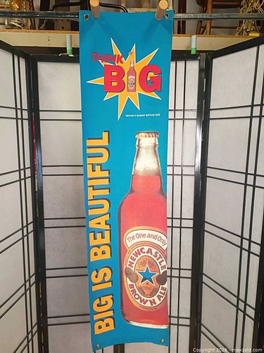 BIG IS BEAUTIFUL! Newcastle Promotional Banner - Blue/Teal Fabric Canvas (1 of 4)