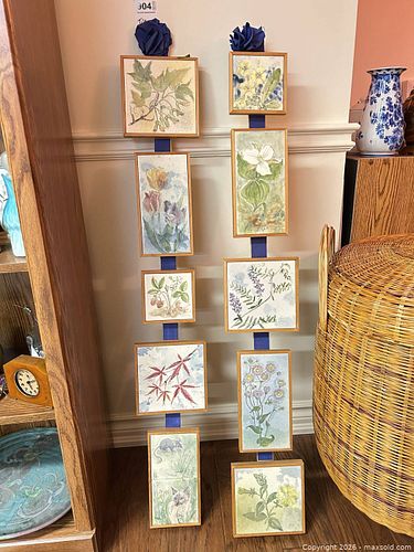 Botanical Framed Tile Art B (1 of 10)