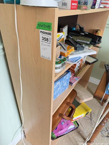 Light Maple Laminate Bookcase D (1 of 6)