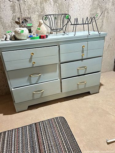 Painted Wood Dresser D (1 of 7)