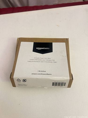 AmazonBasics 1 ft Black IEC C13 to IEC C5 Power Cord (1 of 3)