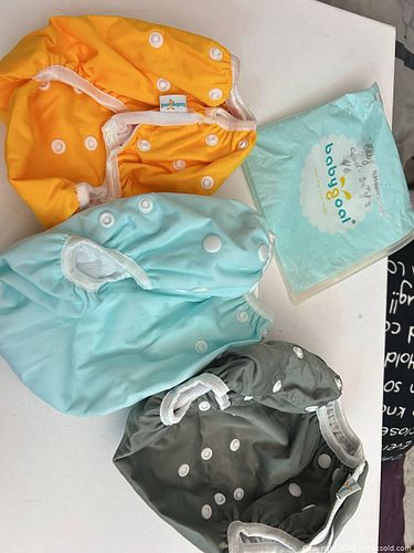 babygoal Reusable Snap-Adjustable Cloth Diaper Covers (3) (1 of 3)