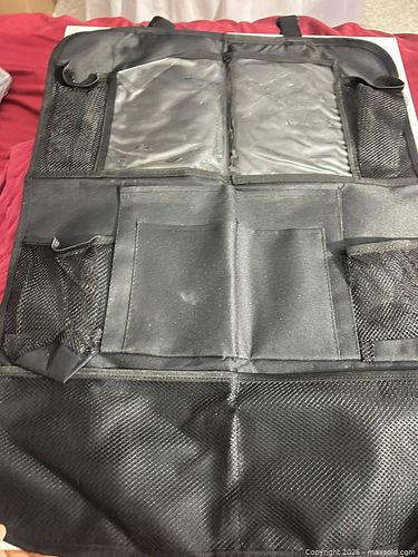 Black Car Back Seat Organizer, Universal Fit (1 of 3)