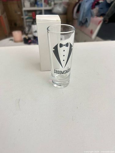 Groomsman Tuxedo Shot Glass (1 of 3)